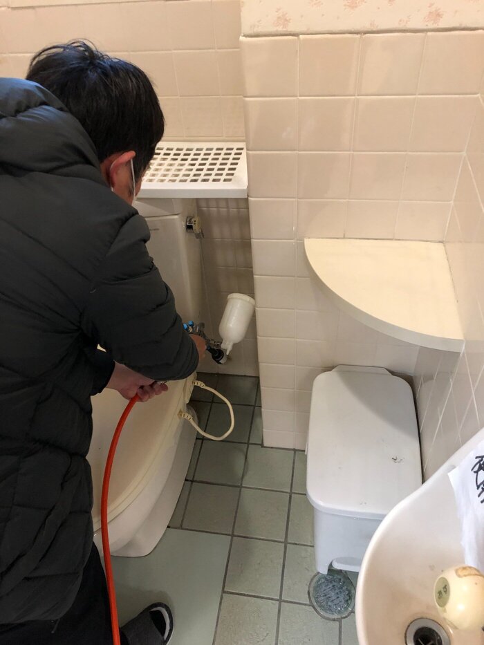 デイサービストイレの光触媒コーティング
