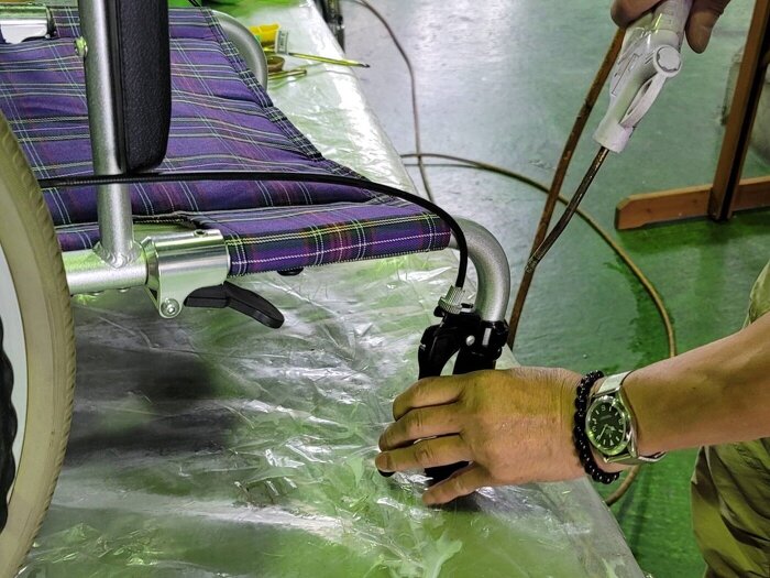 福祉用具　洗浄　メンテナンス　消毒　光触媒コーティング